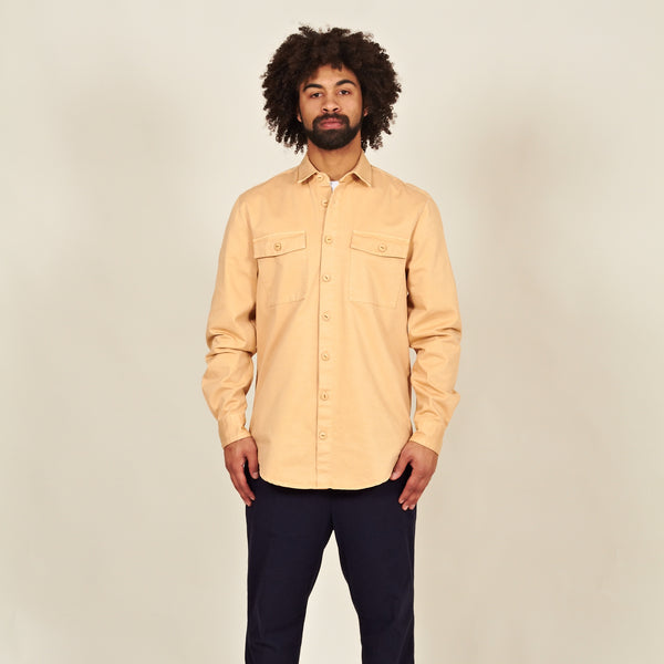 Luso heavy cotton shirt beige