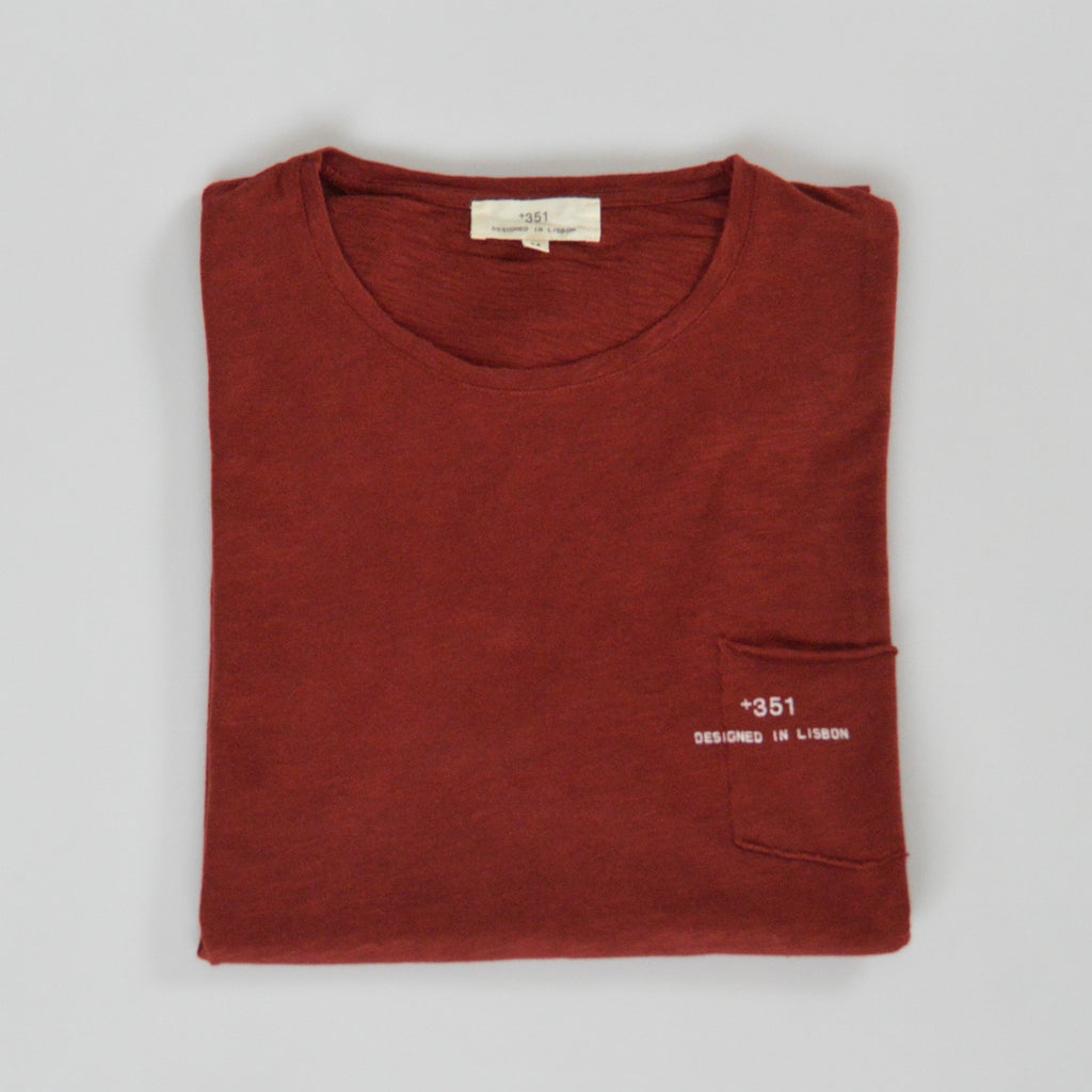 Classic red cotton t-shirt