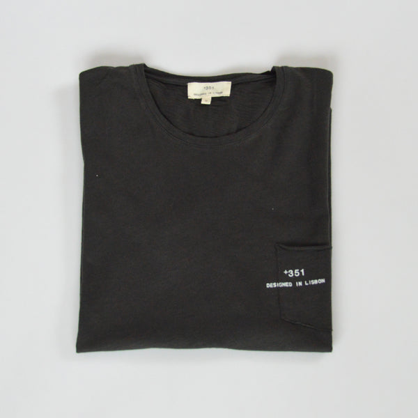 Classic dark grey cotton t-shirt
