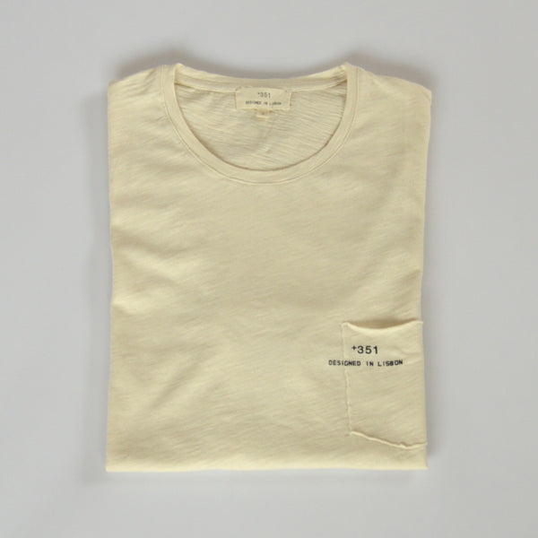 Classic cream cotton t-shirt