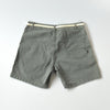 Mens grey cotton shorts back