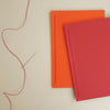 Notebook orange red B5 B6 plain ruled