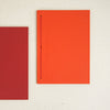 Notebook orange red B5 B6 plain ruled