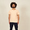 Palhais waffle cotton tshirt beige front