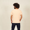 Palhais waffle cotton tshirt beige back