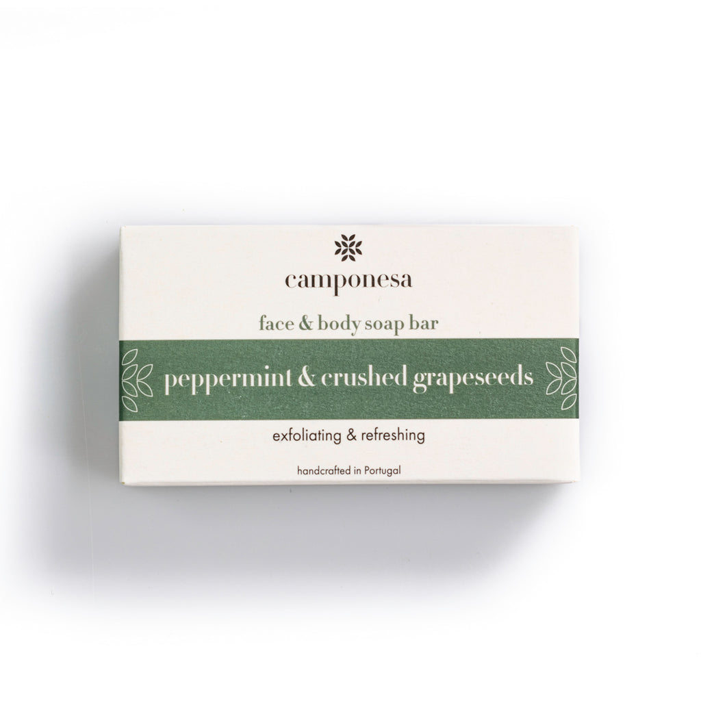 Peppermint + Grapeseed Exfoliating Soap